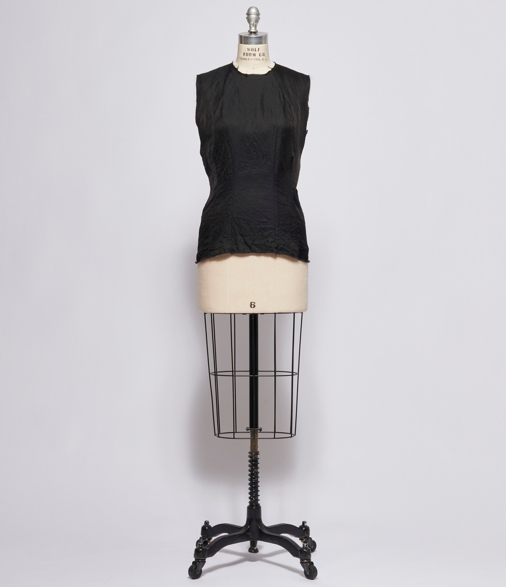 Elena Dawson Black Caviar Top Knot No Sleeves