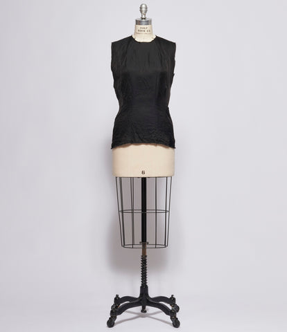 Elena Dawson Black Caviar Top Knot No Sleeves