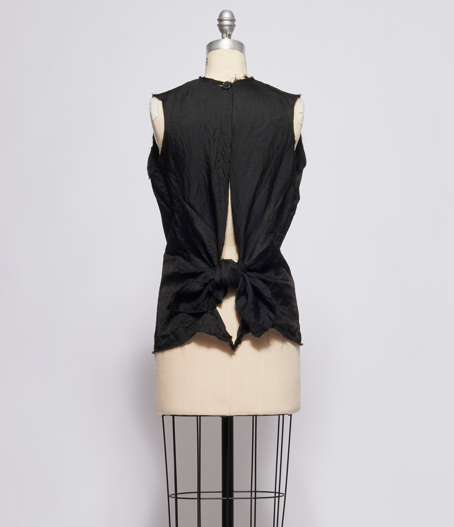 Elena Dawson Black Caviar Top Knot No Sleeves