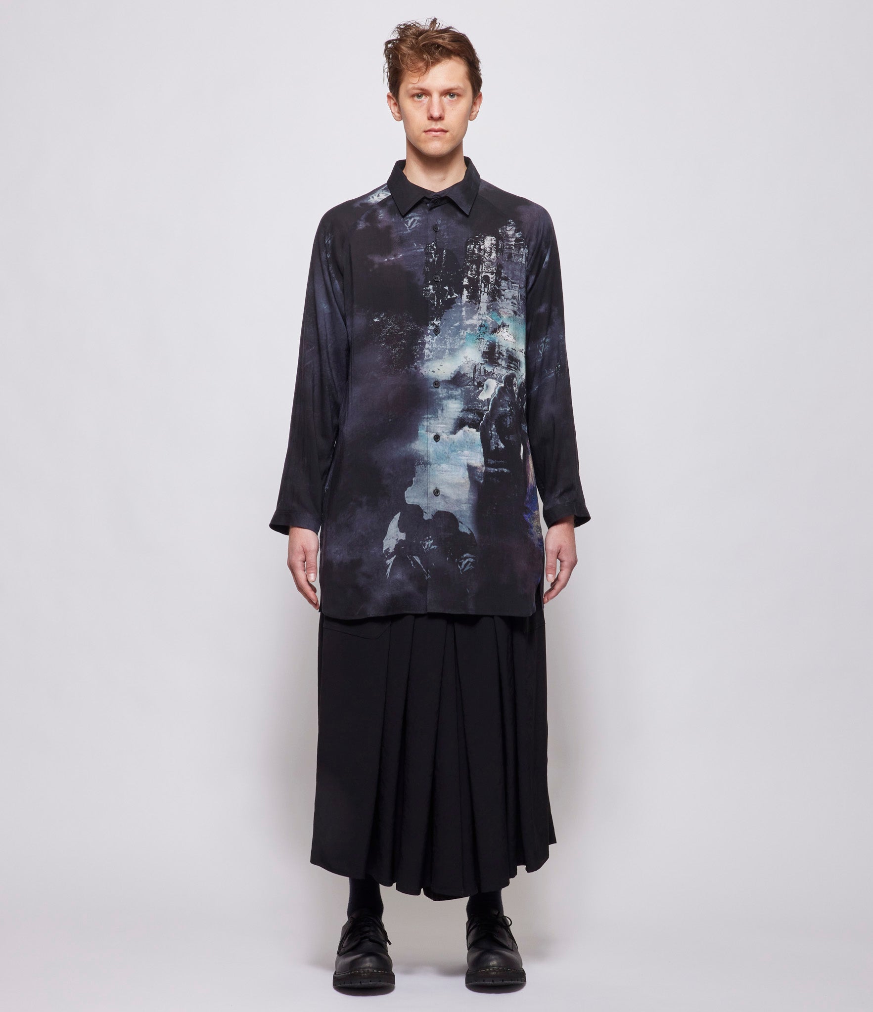 Yohji Yamamoto Pour Homme Black J-PT Side Gusset B Shirt