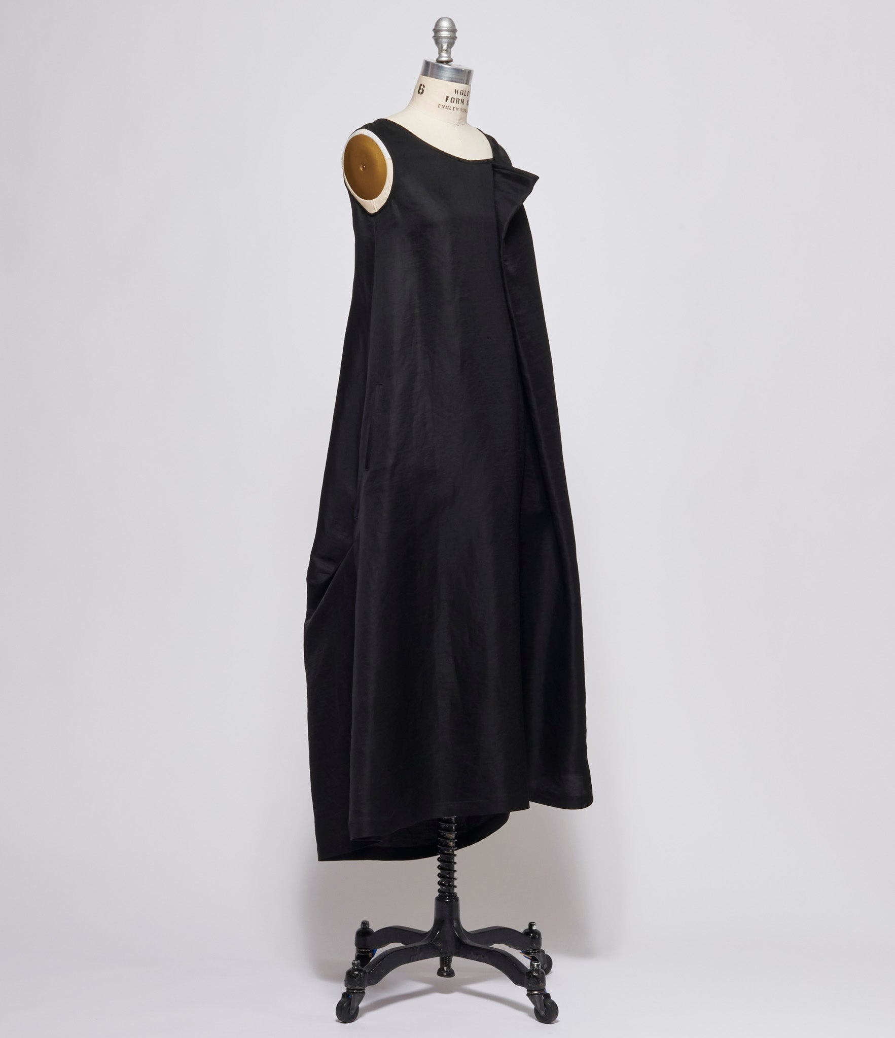 Yohji Yamamoto Womens Front Tuck Detail Dress