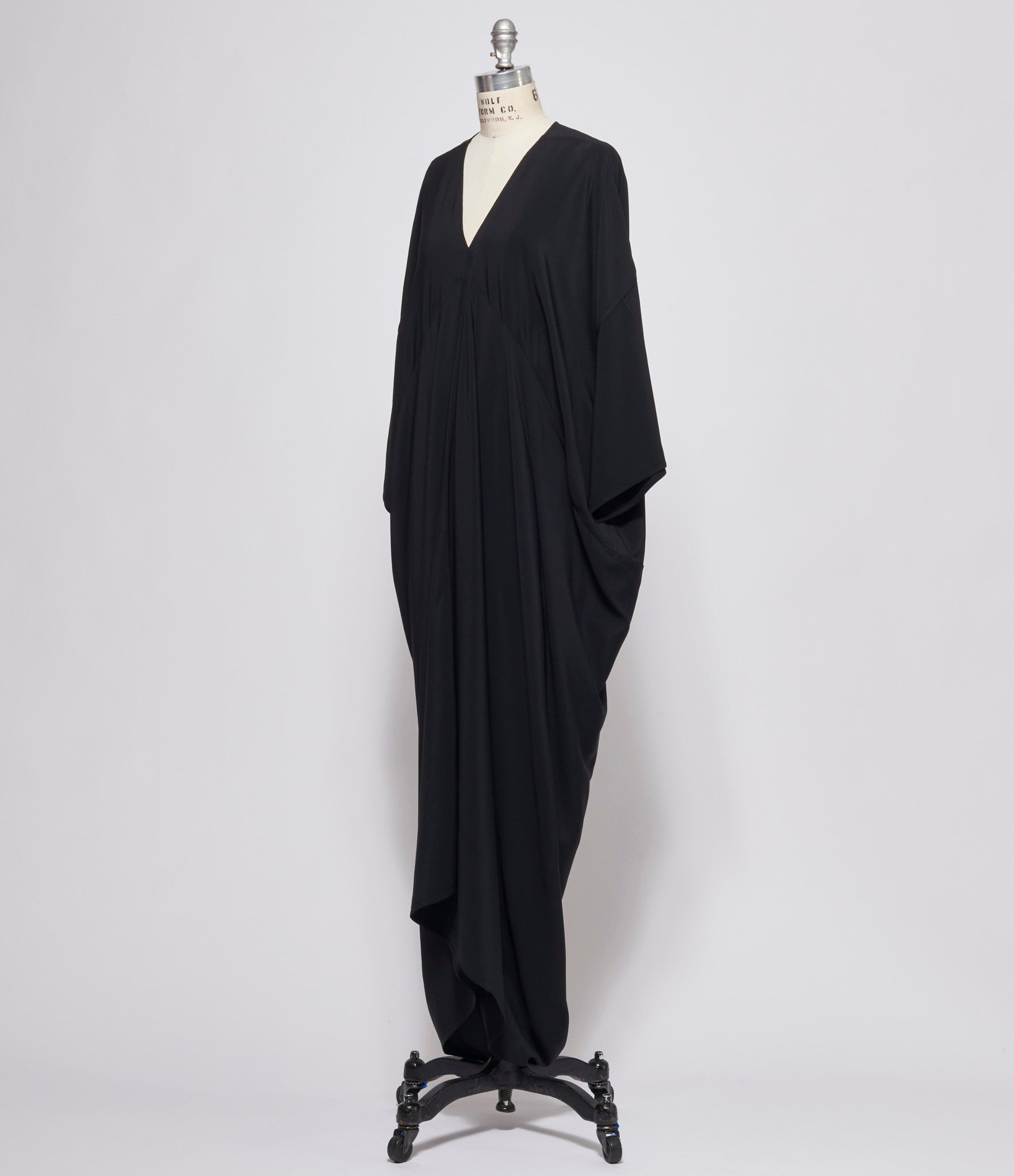Rick Owens Womens Black Abito Tommykite Gown