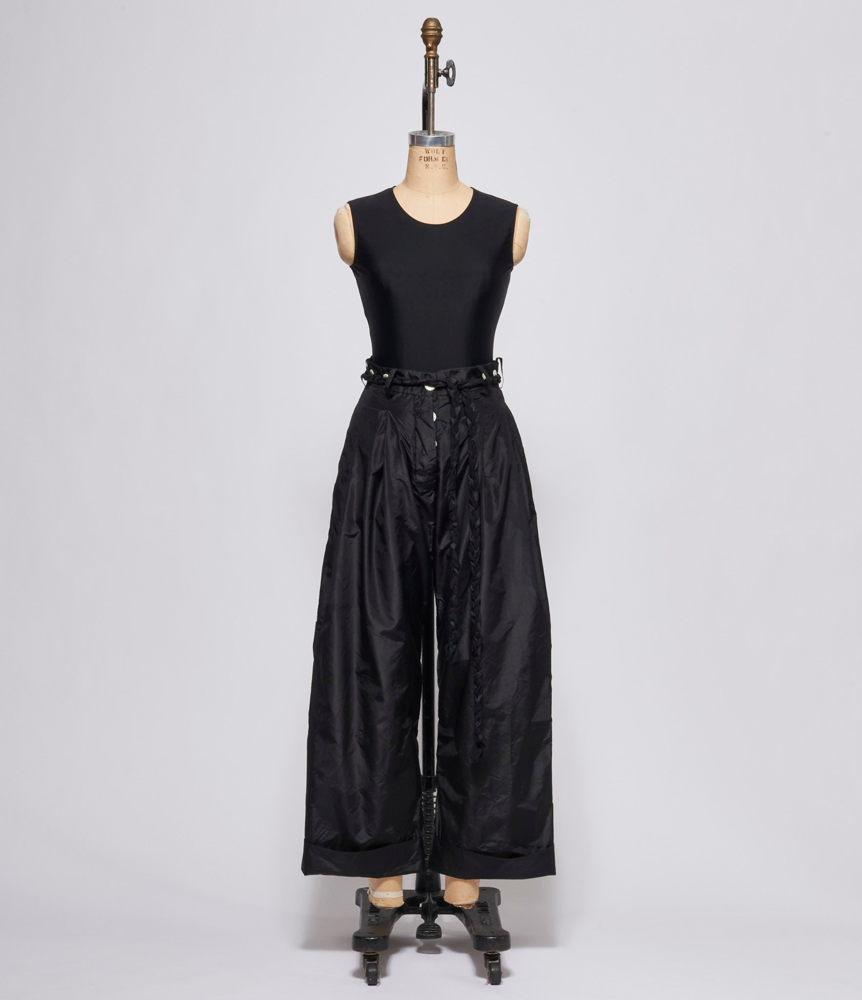 Archivio J.M. Ribot Womens Vintage Silk Trousers