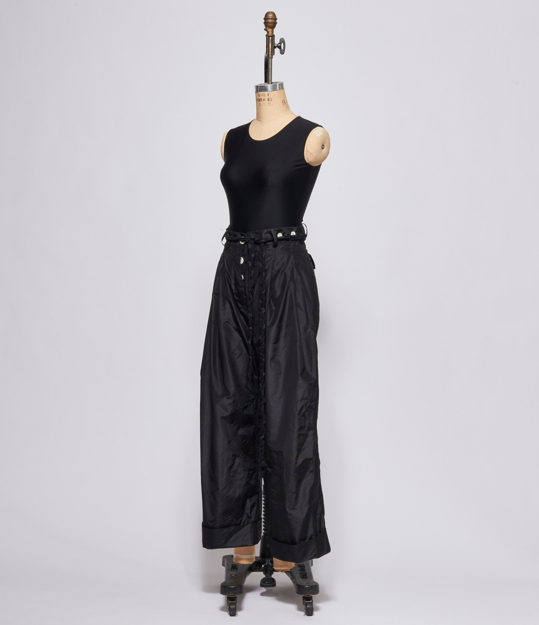 Archivio J.M. Ribot Womens Vintage Silk Trousers