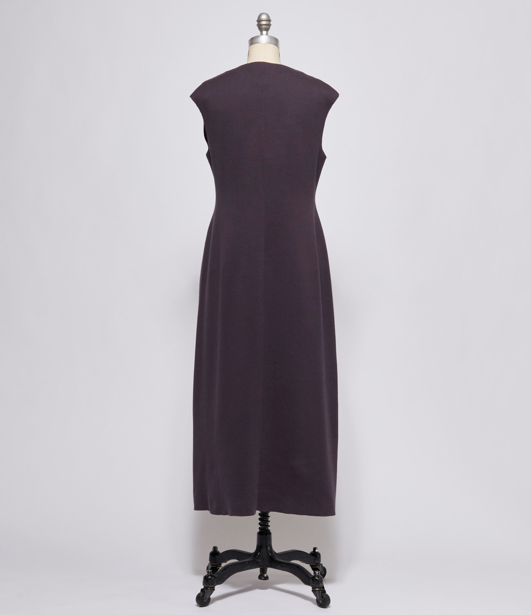 Boboutic Solid Brown Sleeveless Dress