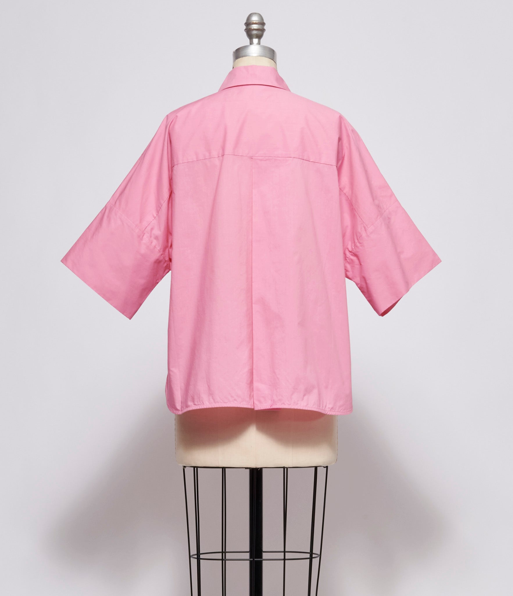 toogood Womens LW Textured Cotton Gum/Pink Tinker Shirt
