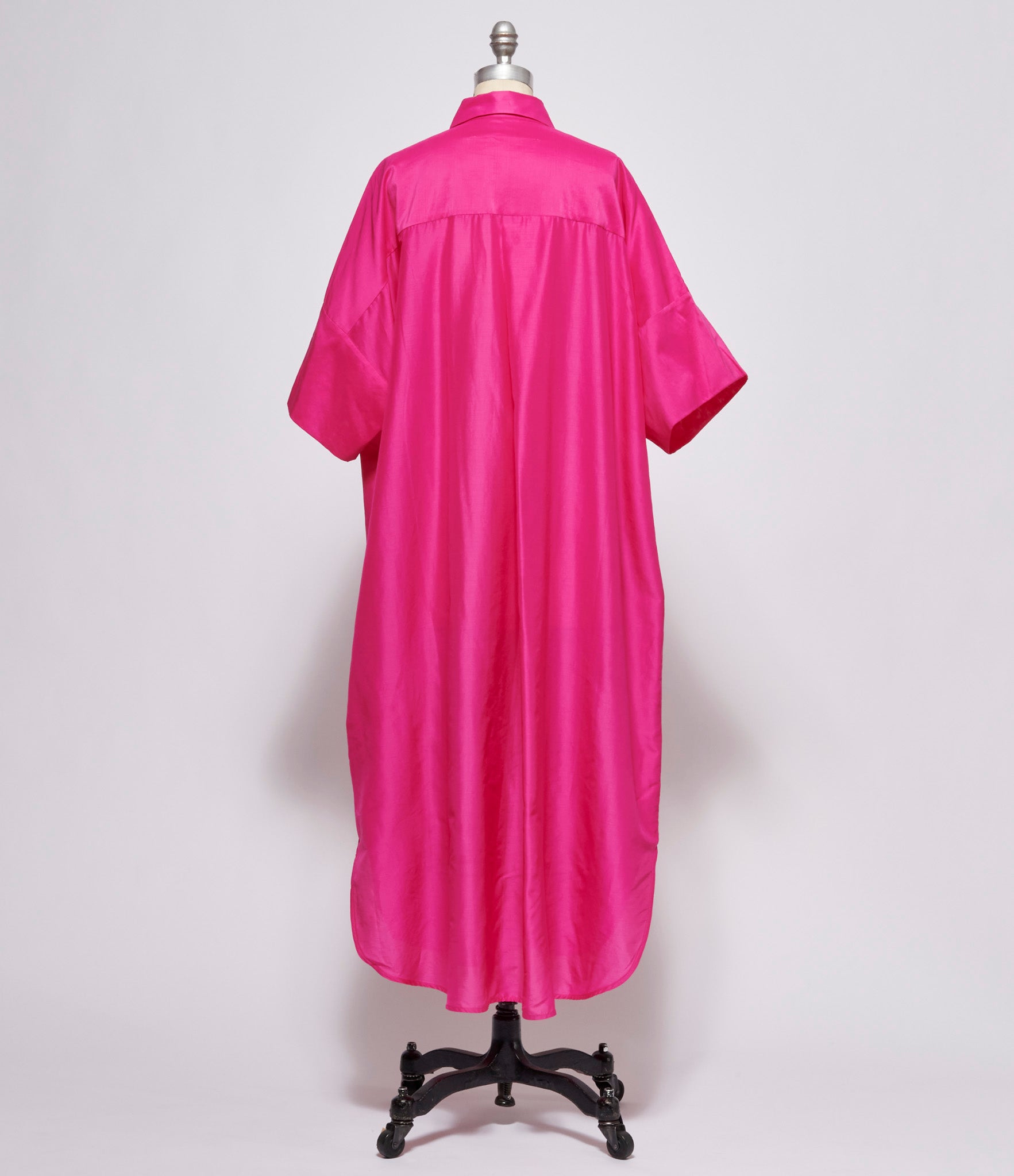 toogood Womens Cotton Silk Pink Tinker Dress