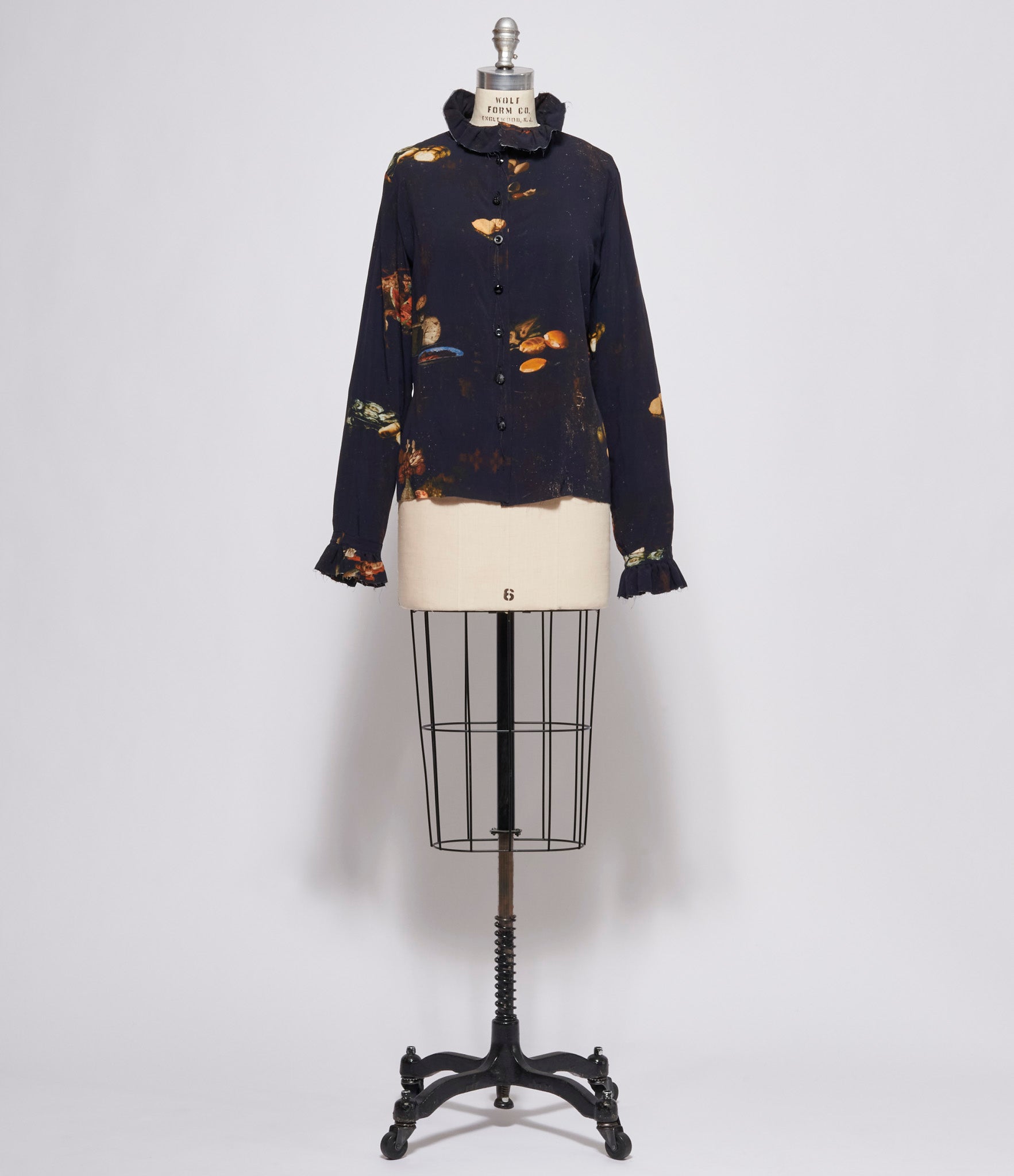 Archivio J.M. Ribot Womens Table Scape Print Blouse