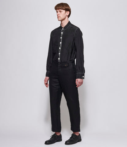 Archivio J.M. Ribot Mens Vintage Linen Trousers