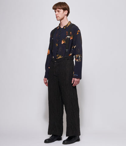 Archivio J.M. Ribot Mens Trousers with Suspenders