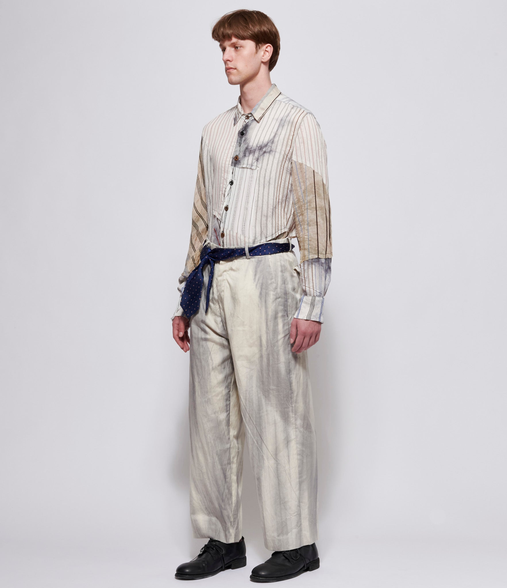 Archivio J.M. Ribot Mens Natural Dyed Trousers