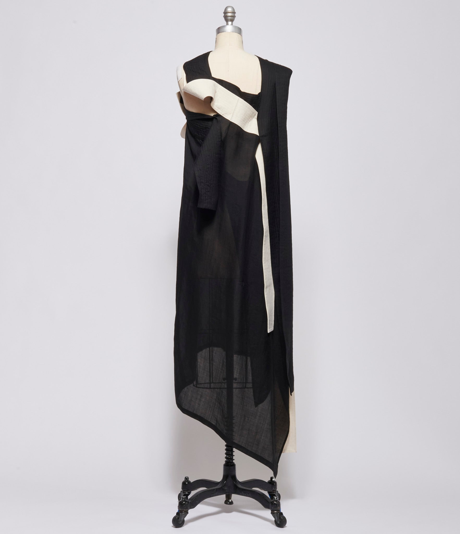 Yohji Yamamoto Womens Drape Detail Slim Dress