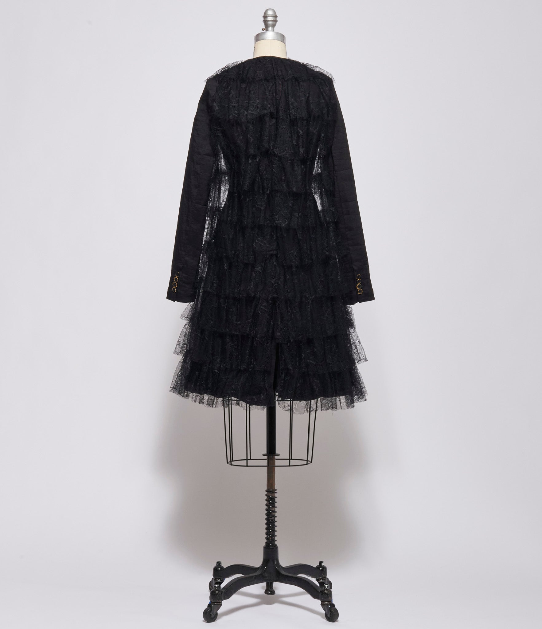 Uma Wang Womens Black Coda Coat