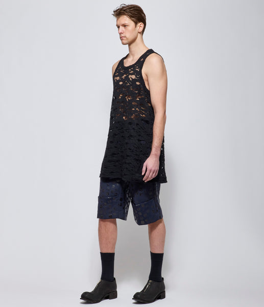 Comme Des Garcons Homme Plus Lace Tank Top – IfSohoNewYork