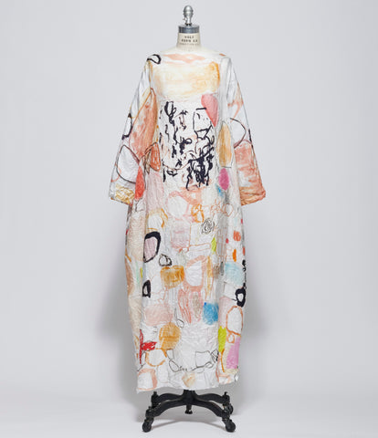 Daniela Gregis Womens Abito Dress Lunedi Cimosa Collo Lavato Disegno Mercato