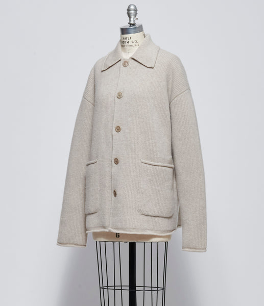 CASEY CASEY Stand Collar Jacket ウールジャケット Casey Casey - Sun Jacket - Dark Navy - RENDEZ-VOUS STORE