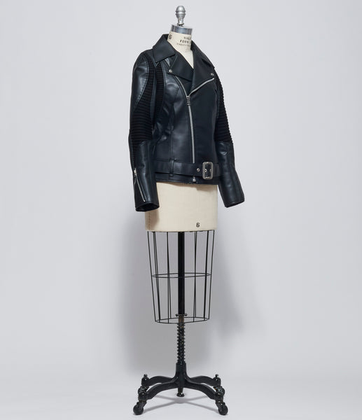 Junya Watanabe Womens Ribbed Biker Jacket – IfSohoNewYork