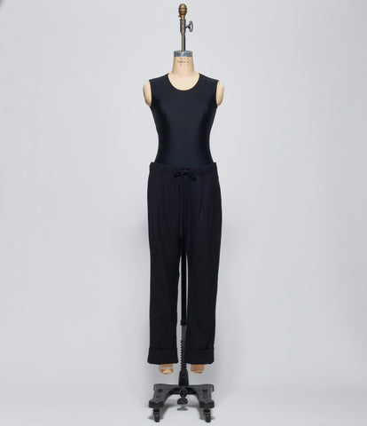Forme D'Expression Womens Black Cuffed Pants