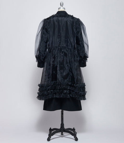 Noir kei ninomiya フレア袖ブラウス 313128-38912-NOIR-KEI-NINOMIYA