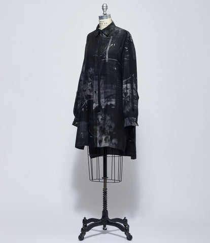 Y's Womens I-Collar Sleeve Tab