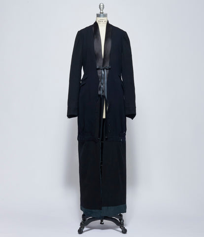 Marc Le Bihan Womens Noir Manteau Pantalon Smo