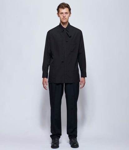 Yohji Yamamoto Mens Blouse with Tie