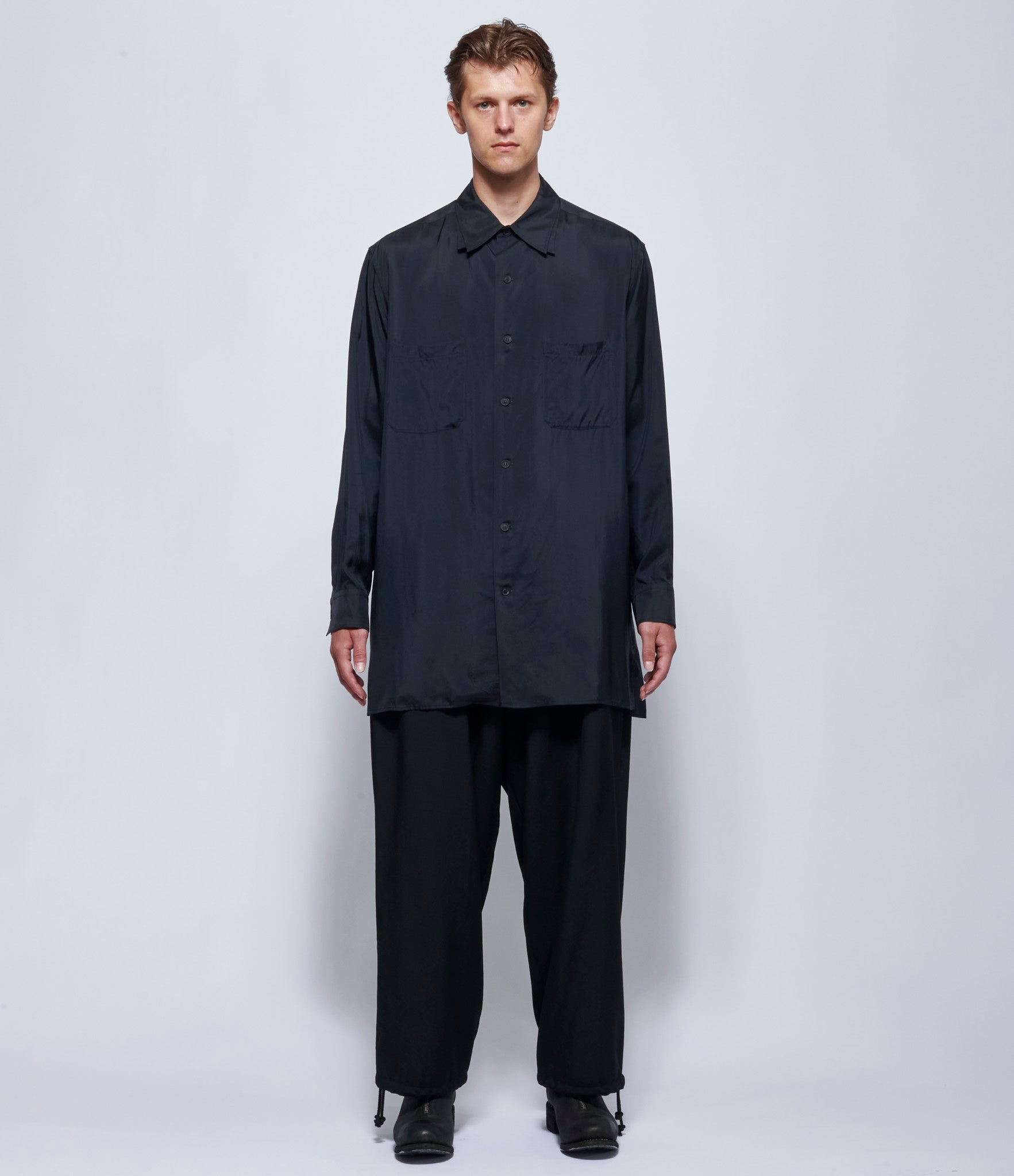 Yohji Yamamoto Mens 2 Collar Big Standard Shirt