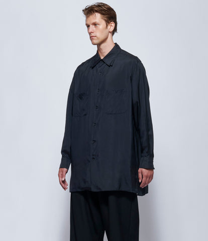 Yohji Yamamoto Mens 2 Collar Big Standard Shirt