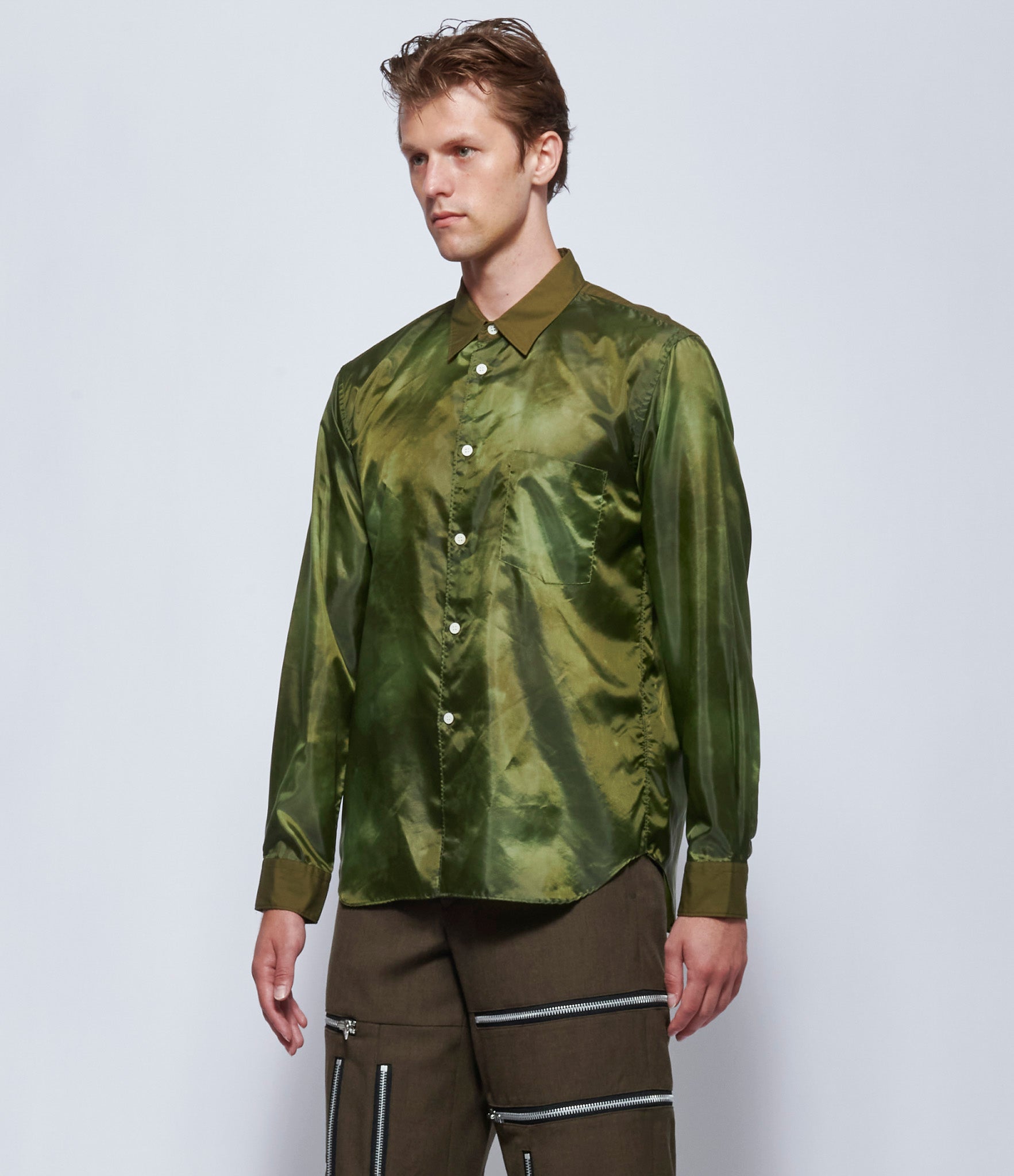 Comme Des Garcons Homme Plus Green Shirt