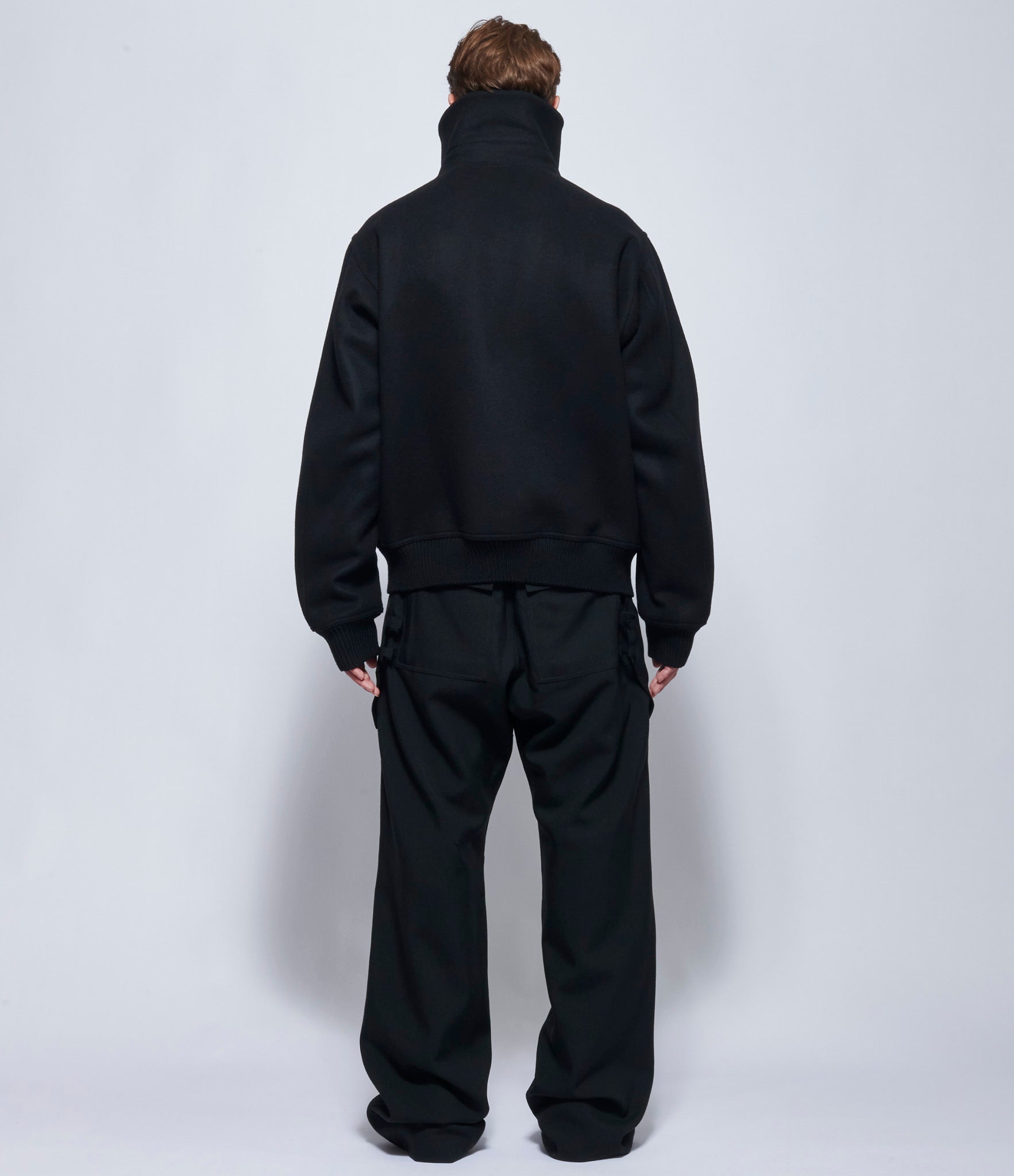 Rick Owens Mens Bomber Imbottito Blixa Dracucollar Black