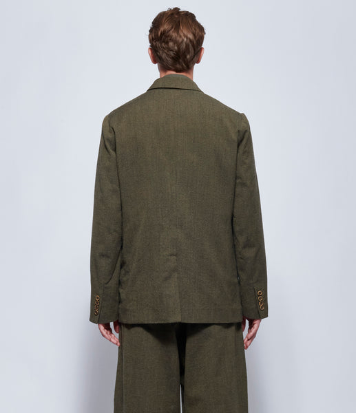 Uma Wang Mens Grey Brown Jupiter Jacket – IfSohoNewYork