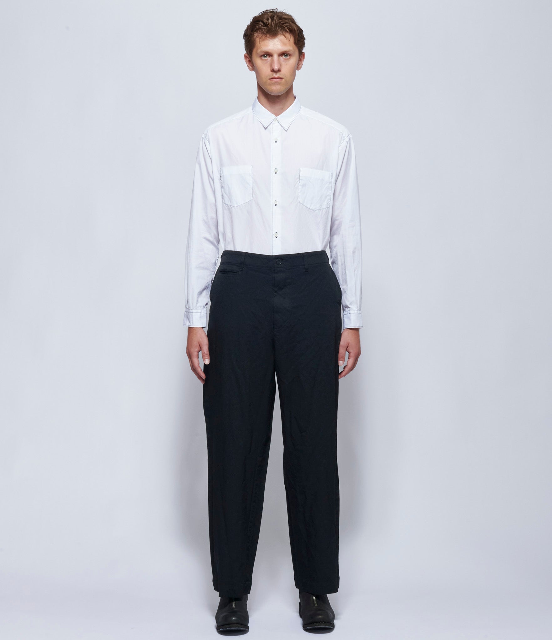 Comme Des Garcons Homme Crinkled Pants