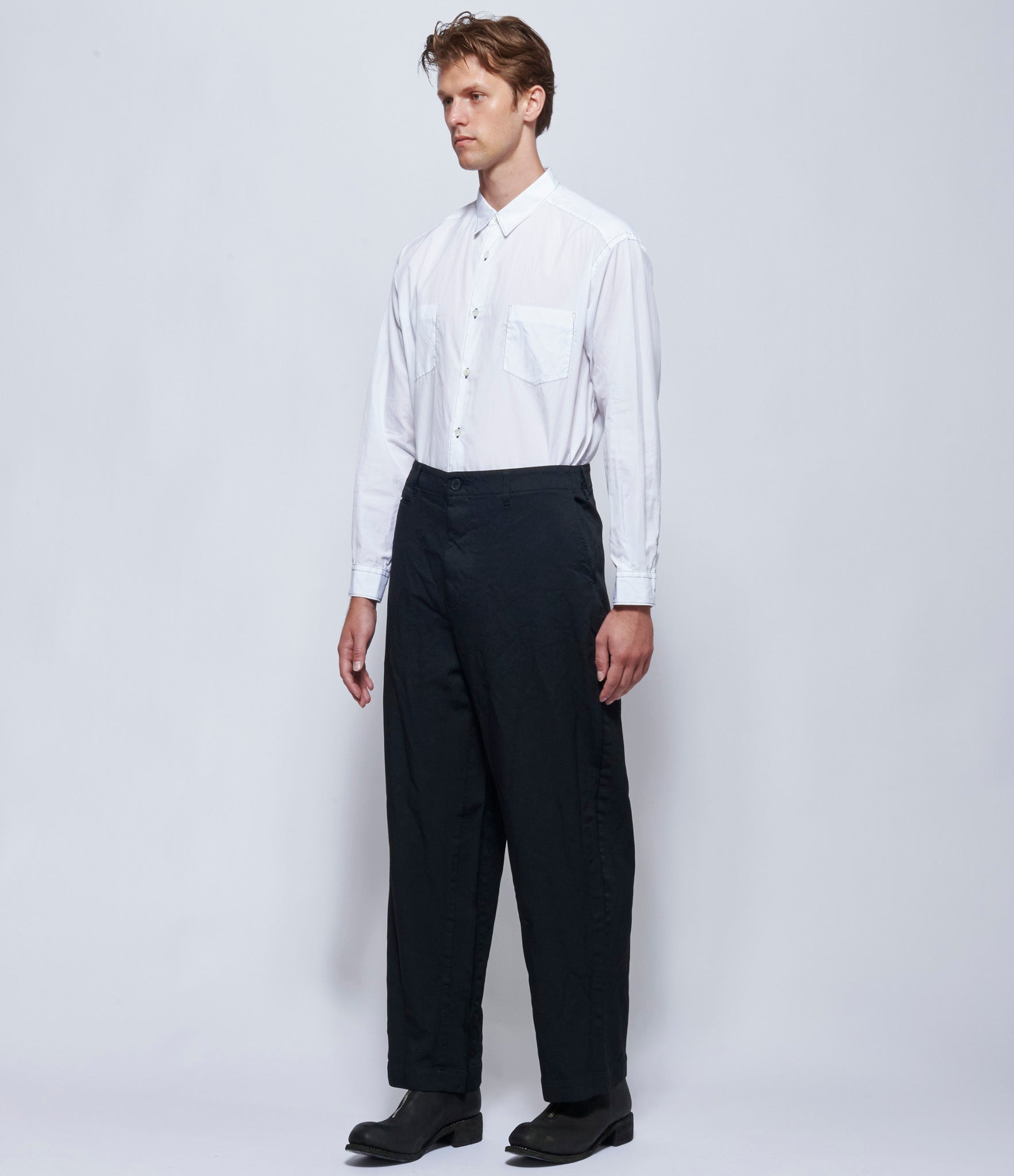 Comme Des Garcons Homme Crinkled Pants