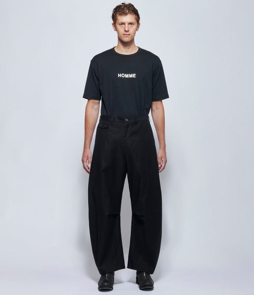Comme Des Garcons Homme Curved Pants – IfSohoNewYork