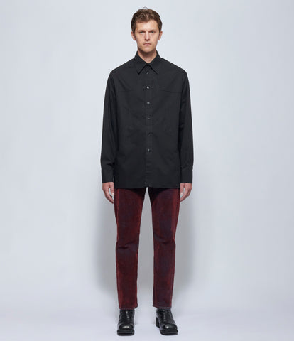 MM6 Maison Margiela Mens Star Long-sleeved Shirt