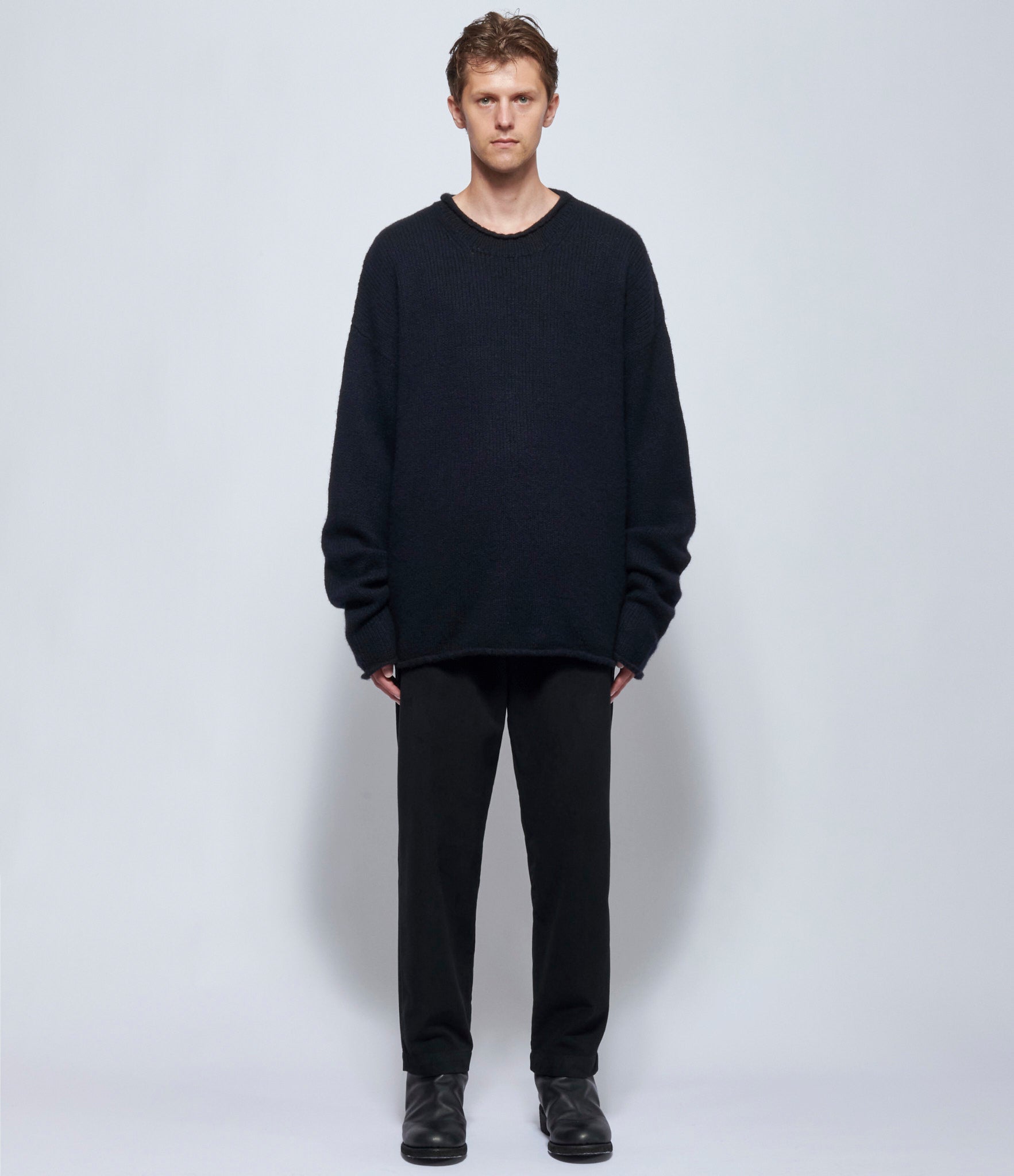 Casey Casey Mens Softy Black Jumper