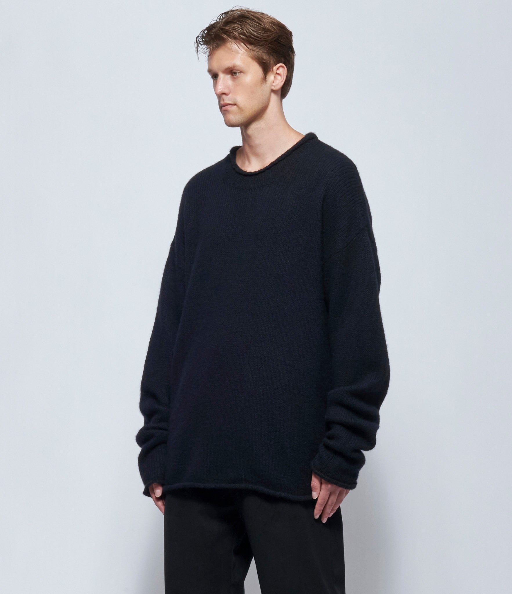 Casey Casey Mens Softy Black Jumper