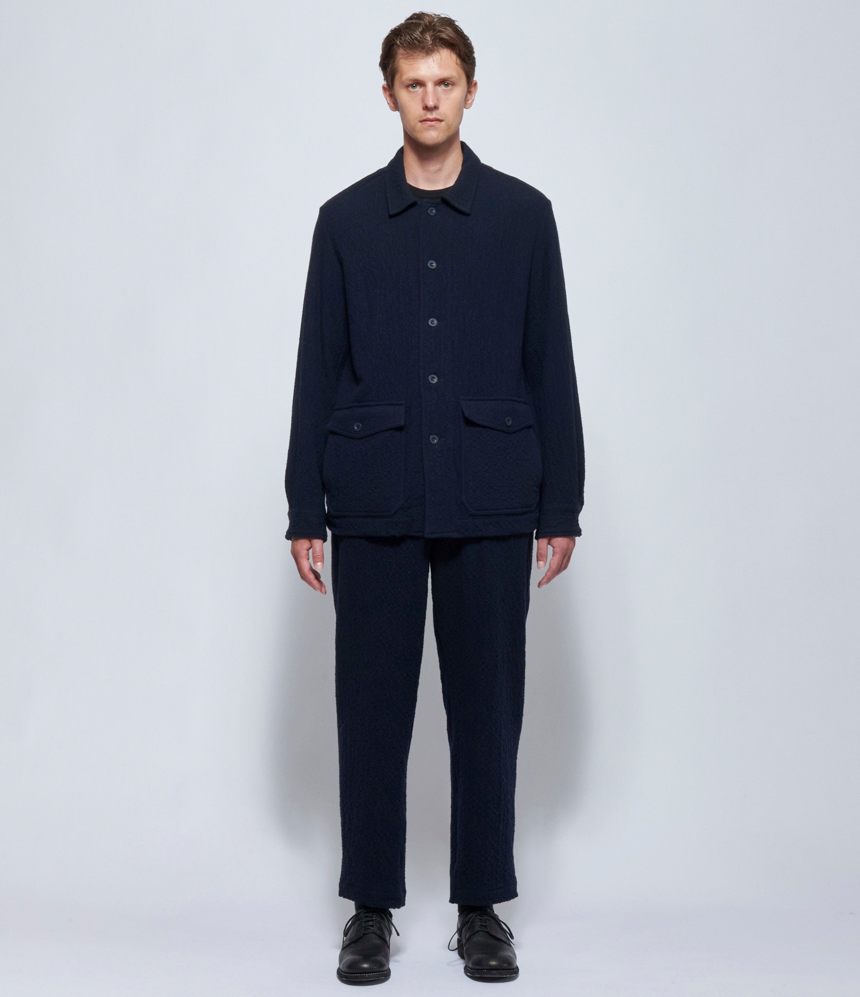 Casey Casey Mens Abel Noble Cash Navy Shirt