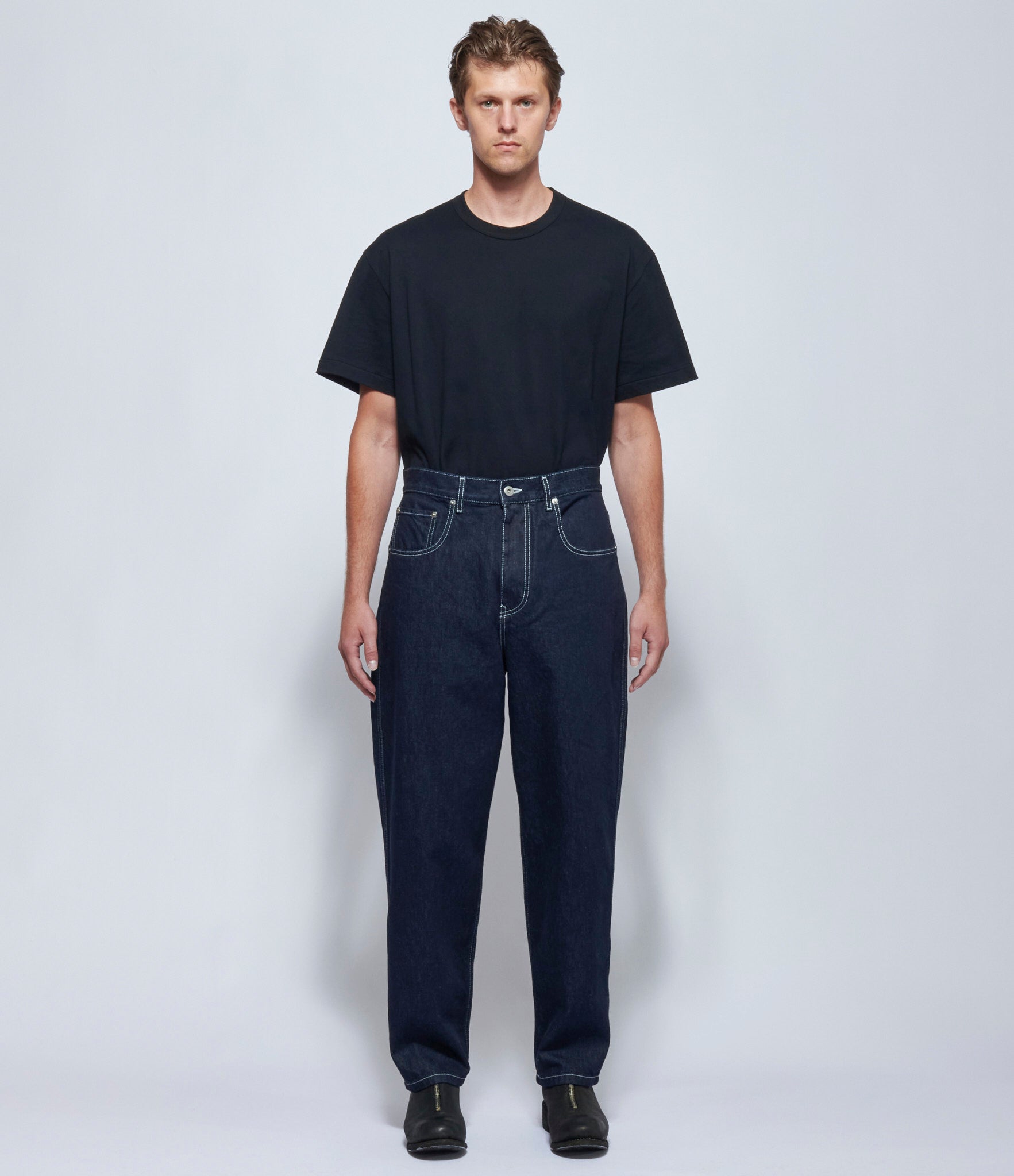 Casey Casey Mens Leo Denim Indigo Pants