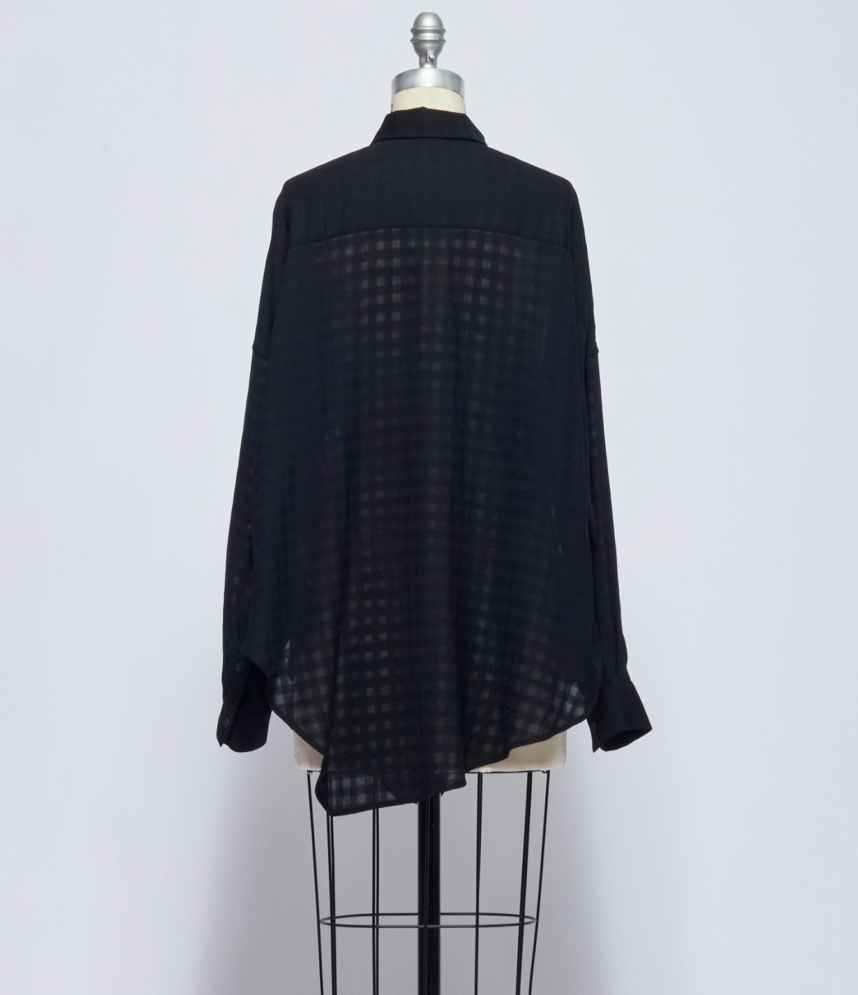 Forme D'Expression Womens Black Oversized Decon Shirt