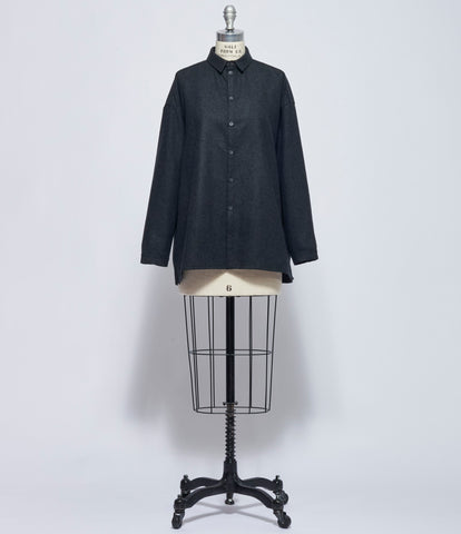 toogood Womens Charcoal The Draughtsman Shirt