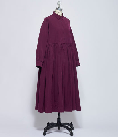 Casey Casey Womens Ethal Dress Paper Cotton Blackberry