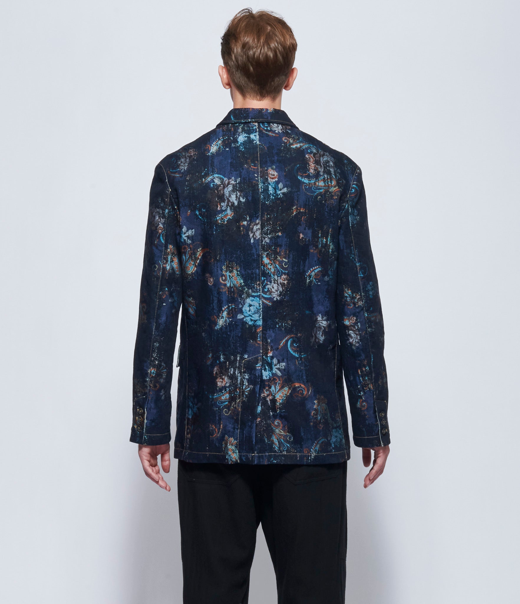 Forme d'Expression Mens Damaskan Night 5B Relaxed Coat