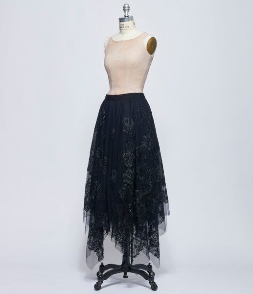 Marc Le Bihan Womens Noir Jupe Decalee 8 Pointes – IfSohoNewYork