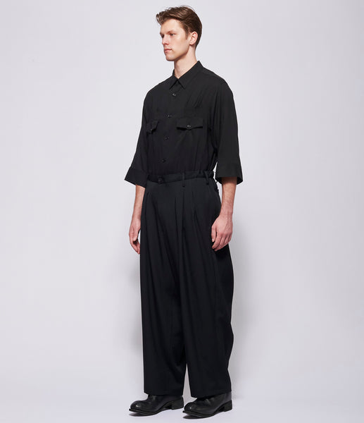 SS26 Yohji Yamamoto Mens 12 Tucks Pants – IfSohoNewYork