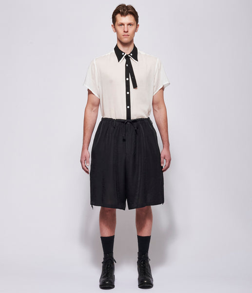 SS26 Yohji Yamamoto Mens Seam Pocket Shorts – IfSohoNewYork