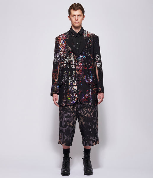 SS26 Yohji Yamamoto Mens 0606 Printed Jacket – IfSohoNewYork