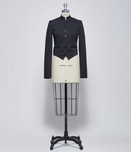 SS26 Ann Demeulemeester Womens Bab Stand Collar Blouson