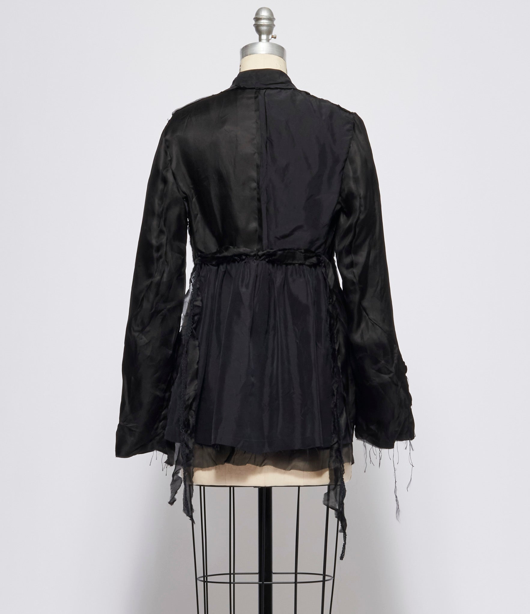 Archivio J.M. Ribot Black Silk Jacket