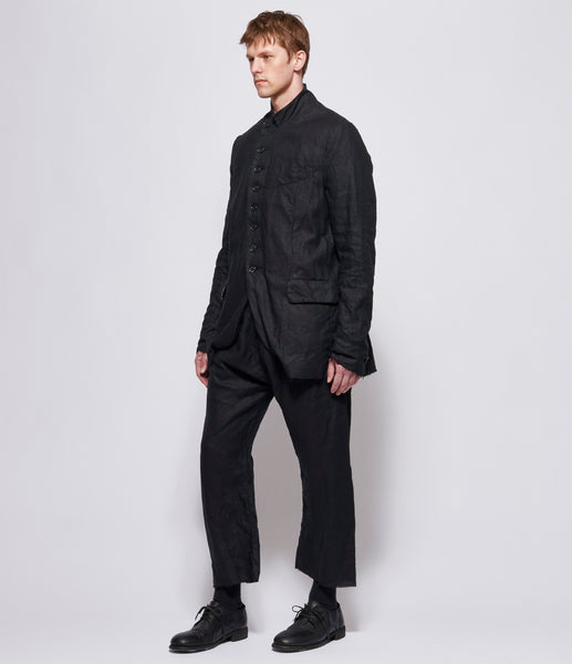 Elena Dawson Black Linen 8X Blazer Peak – IfSohoNewYork